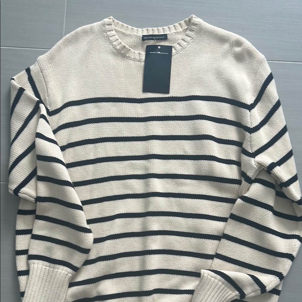 Striped Beige and Black women’s sweater